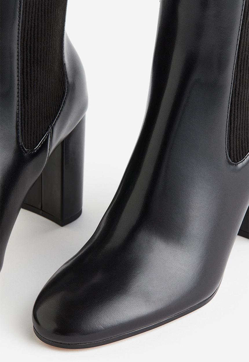 H&M - Heeled chelsea boots - black