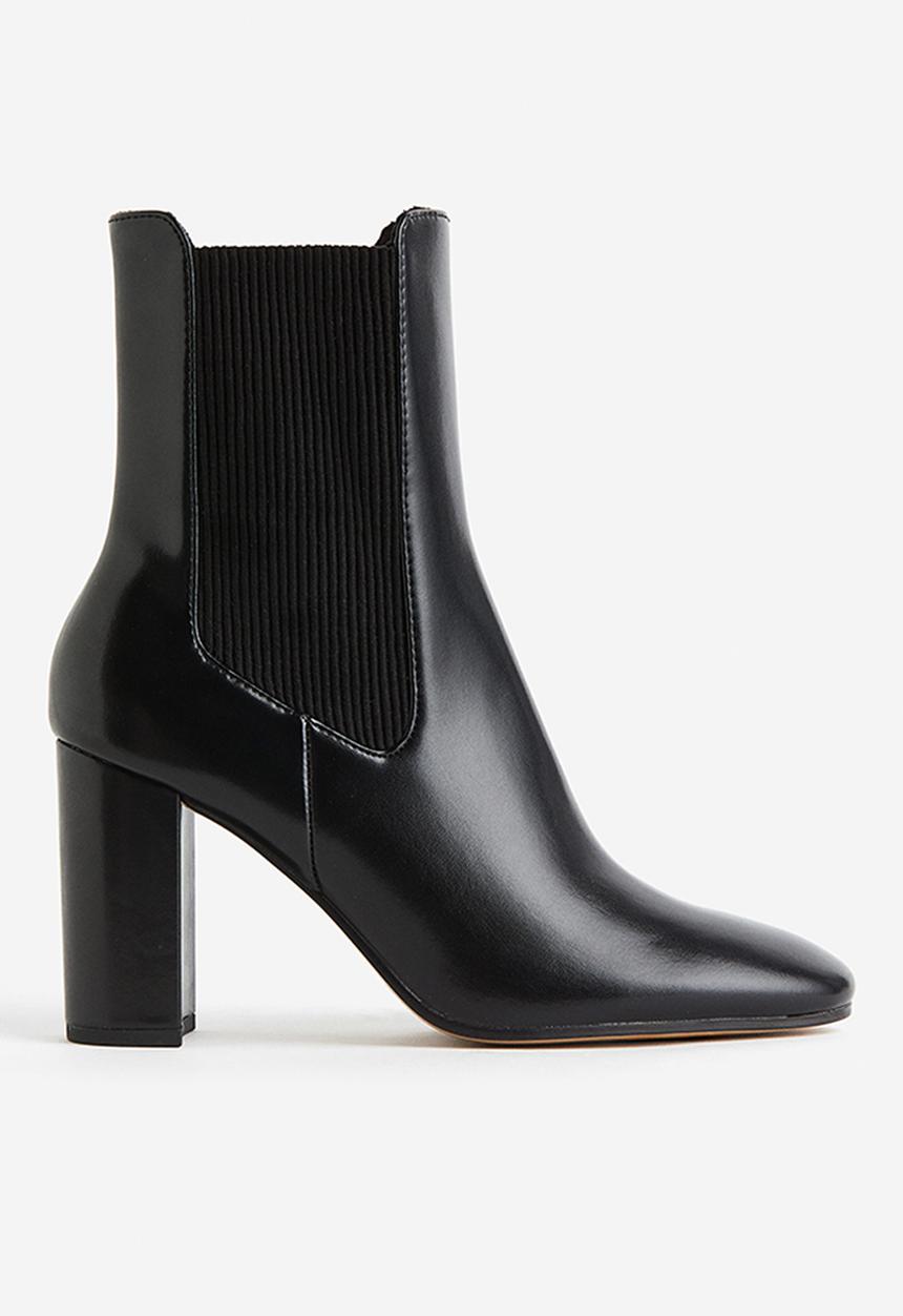 H&M - Heeled chelsea boots - black