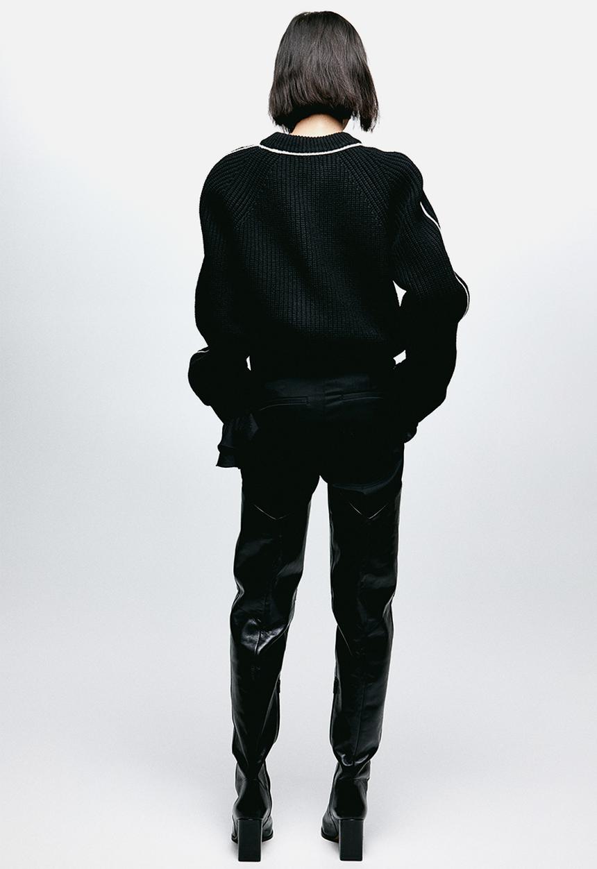 H&M - Wool-blend jumper - black