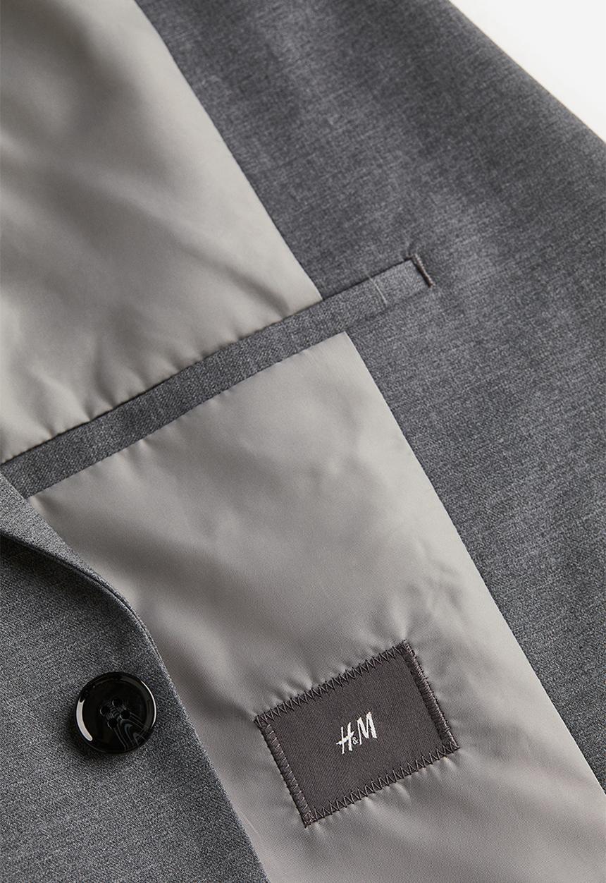 H&M - Slim fit jacket - grey