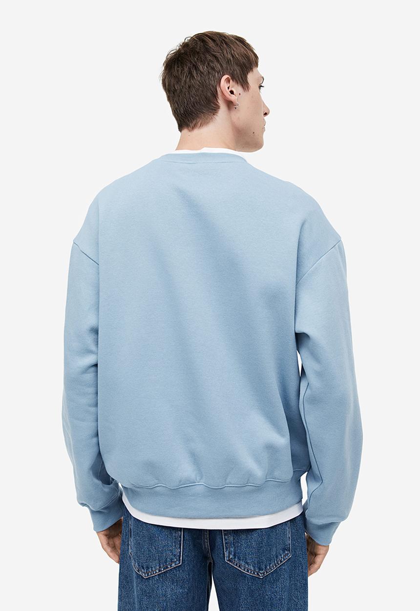 H&M - Loose fit sweatshirt - light blue