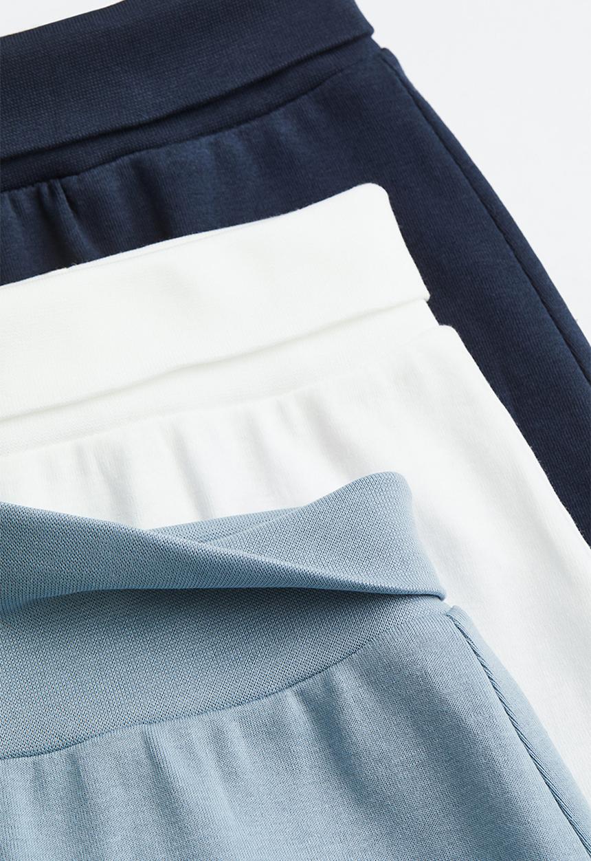 H&M - 6-piece cotton set - blue & white