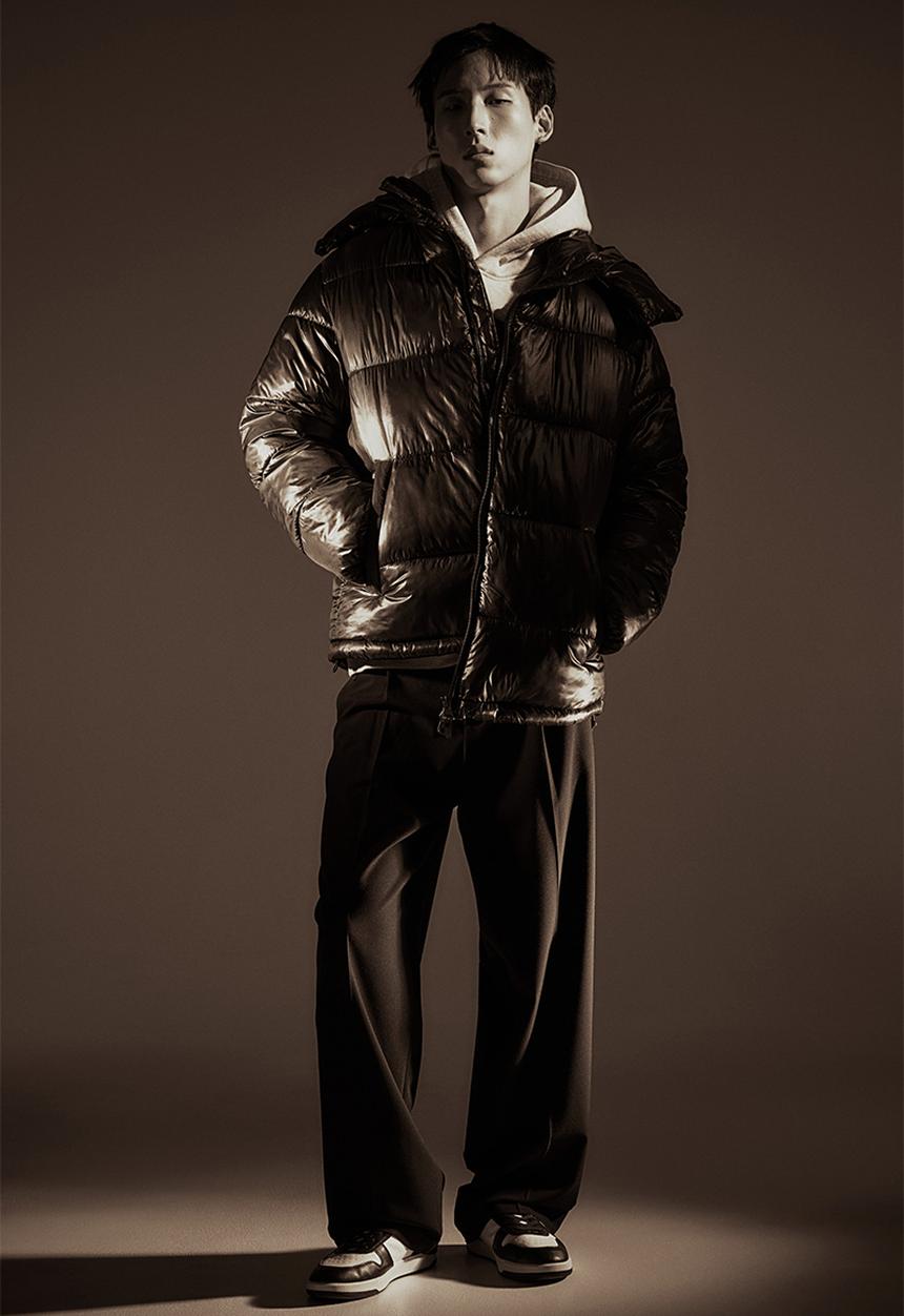 H&M - Oversized fit puffer jacket - black