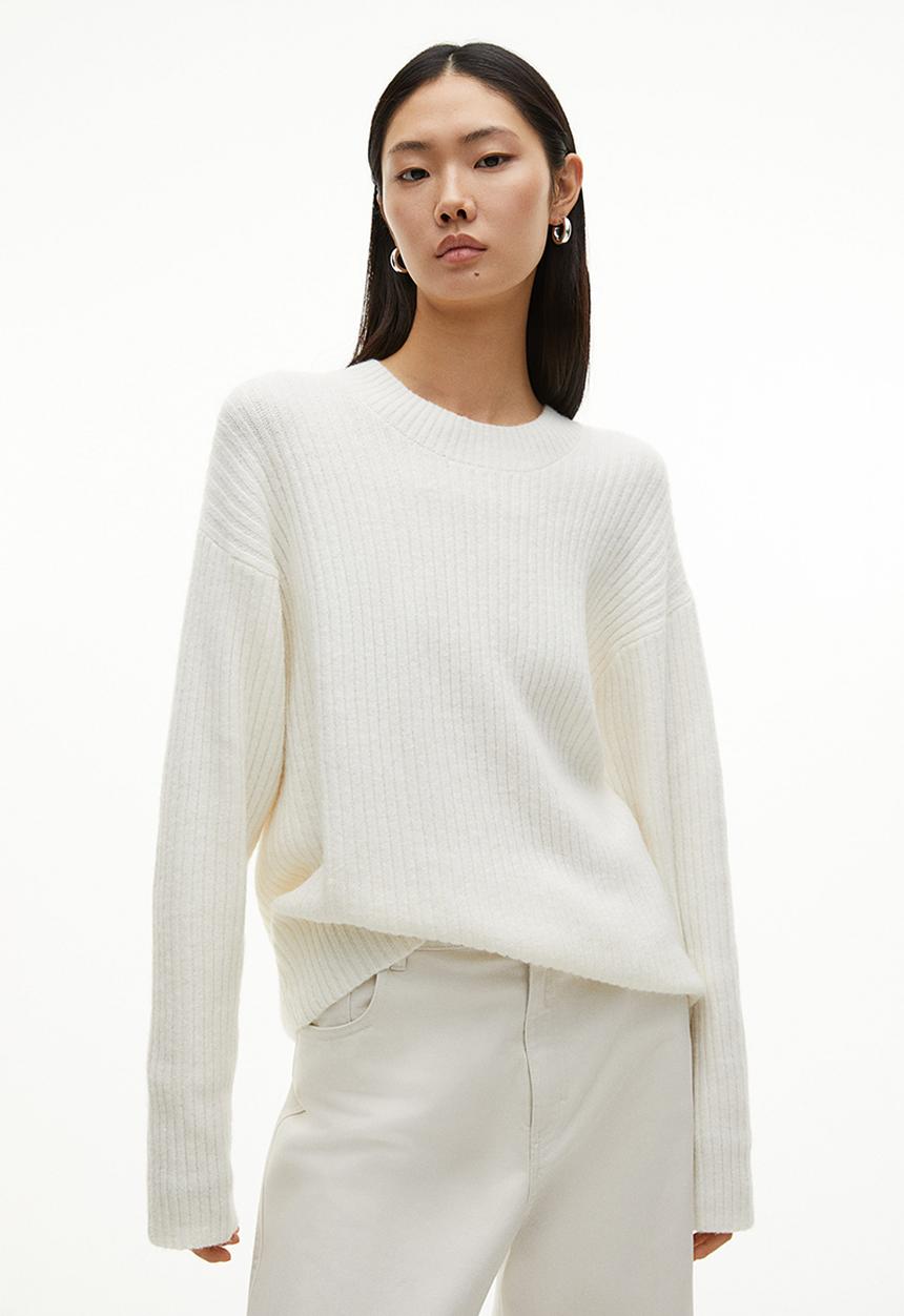 H&M - Rib-knit jumper - white