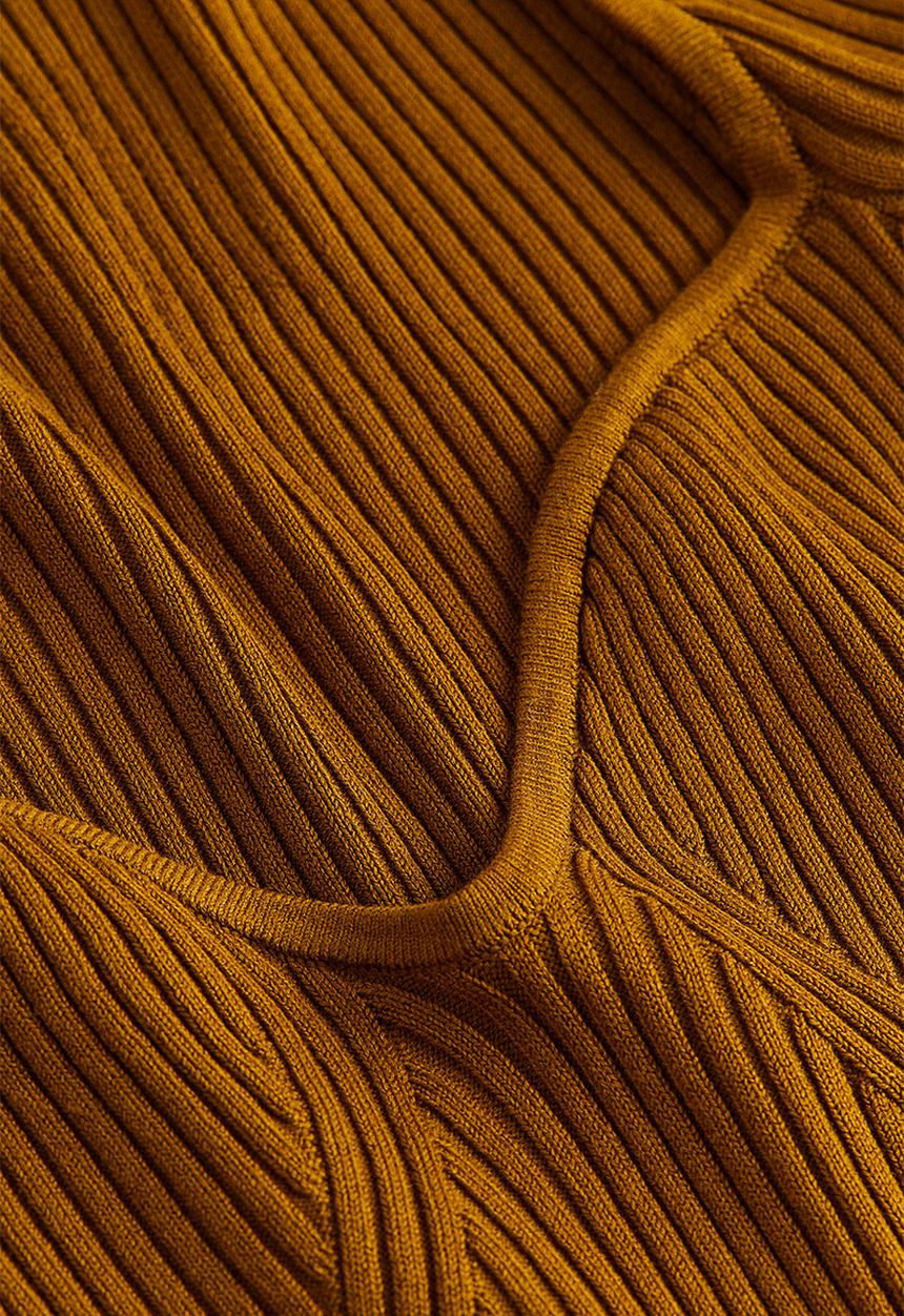 H&M - Rib-knit jumper - ochre