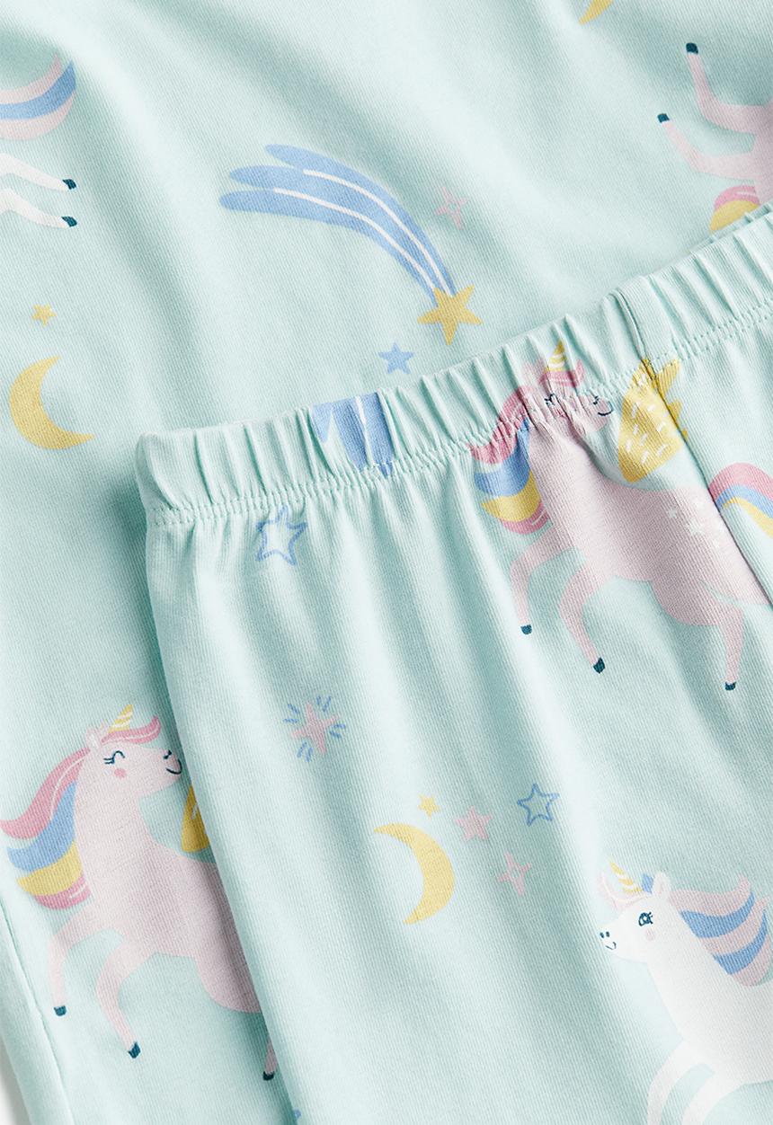 H&M - Printed pyjamas - turquoise