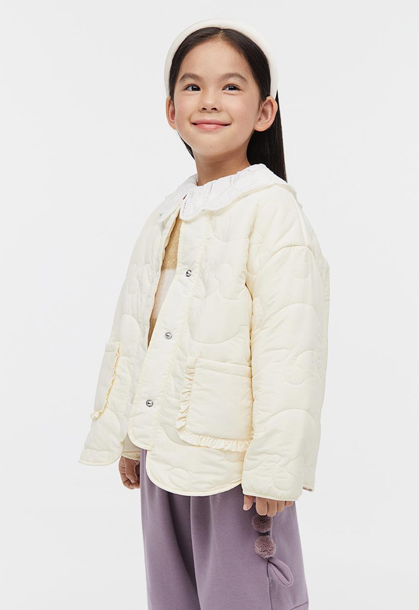 H&M - Quilted coat - white