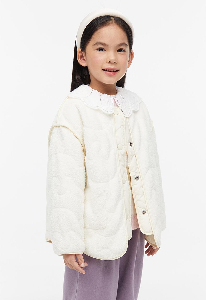 H&M - Quilted coat - white