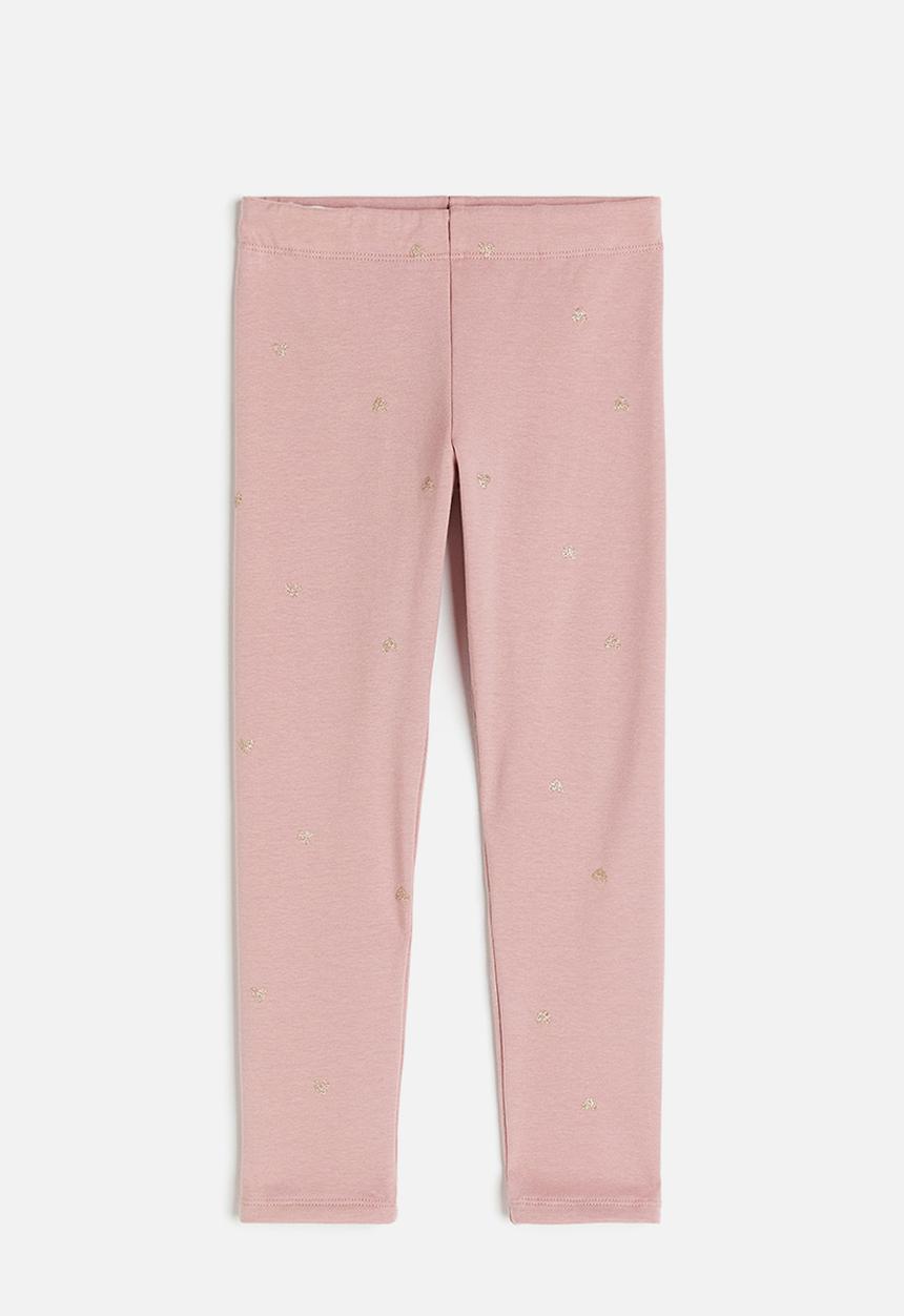 H&M - Brushed-inside leggings - pink