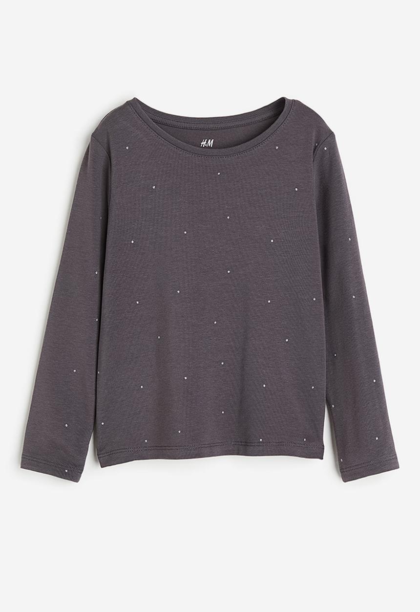 H&M - Long-sleeved jersey top - grey