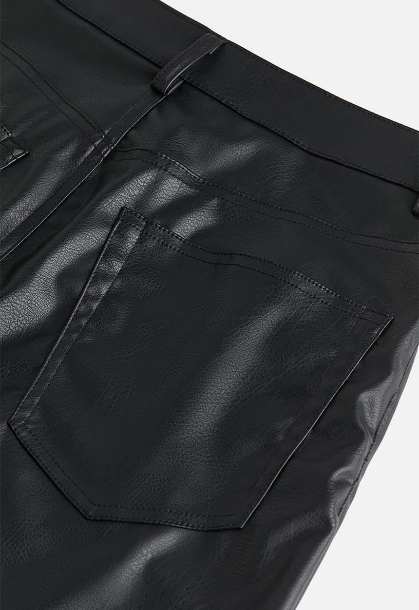 H&M - 90s baggy high jeans - black