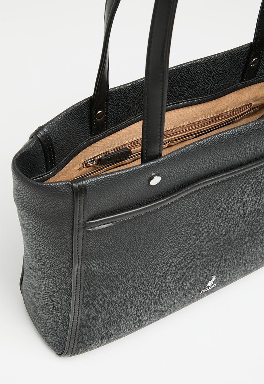 POLO - Lyon medium tote bag-black