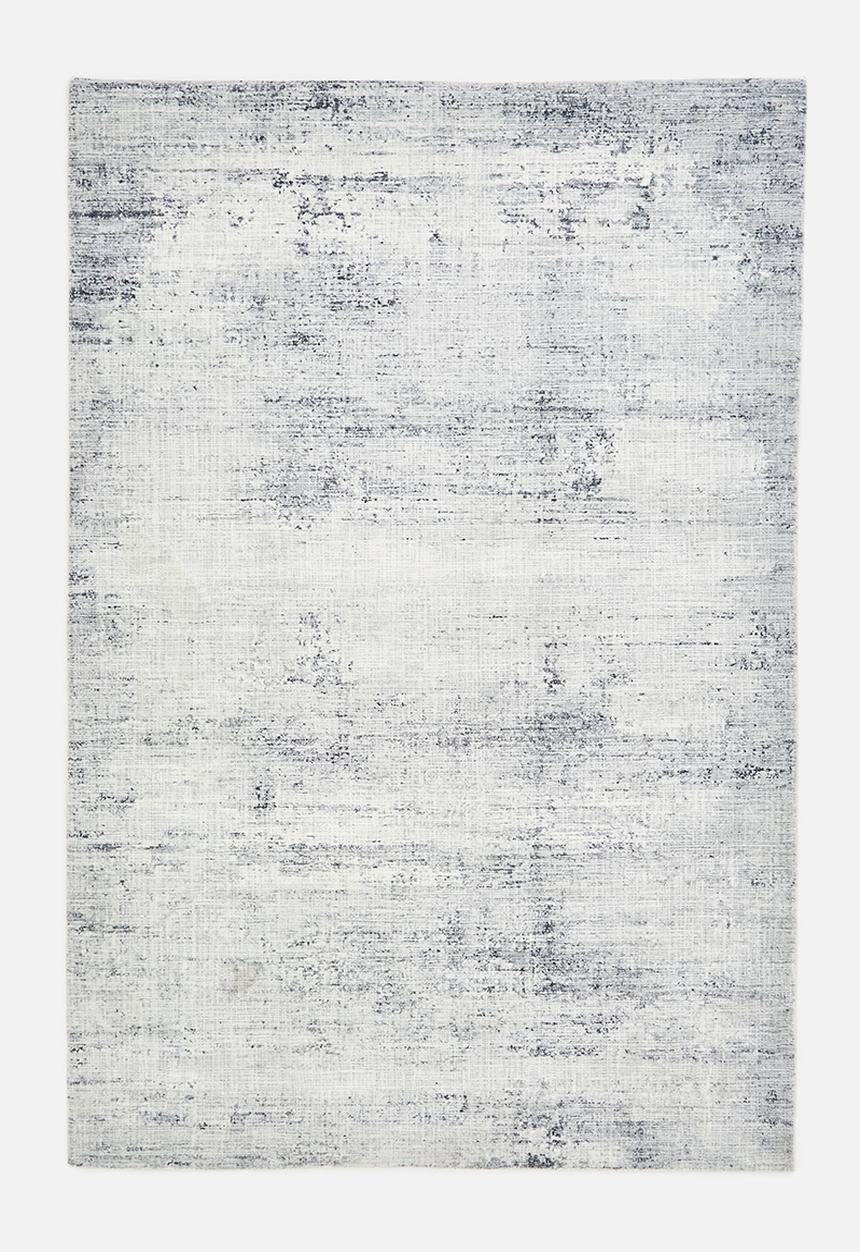 Sixth Floor - Distressed Grey Plush Rug