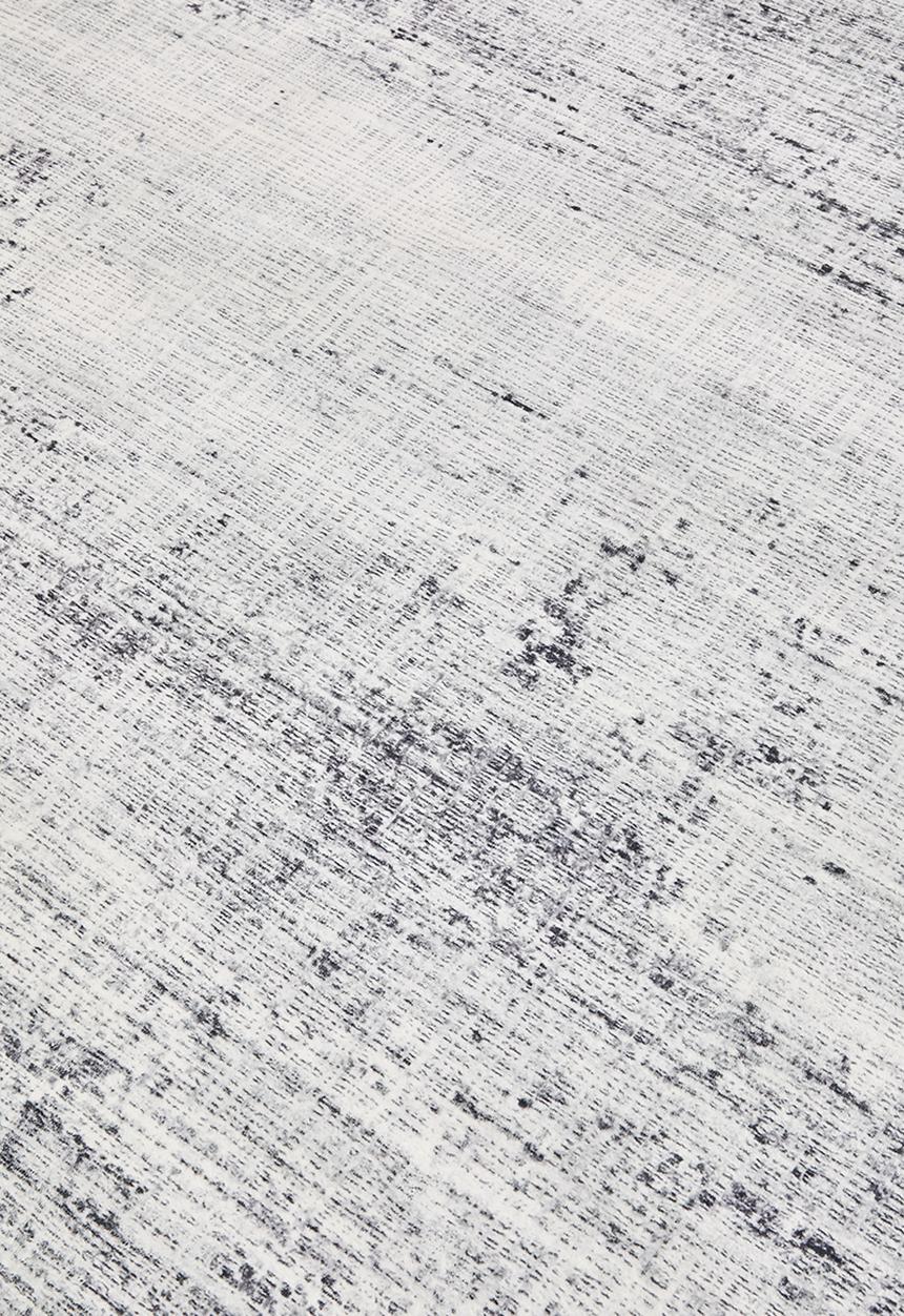 Sixth Floor - Distressed Grey Plush Rug