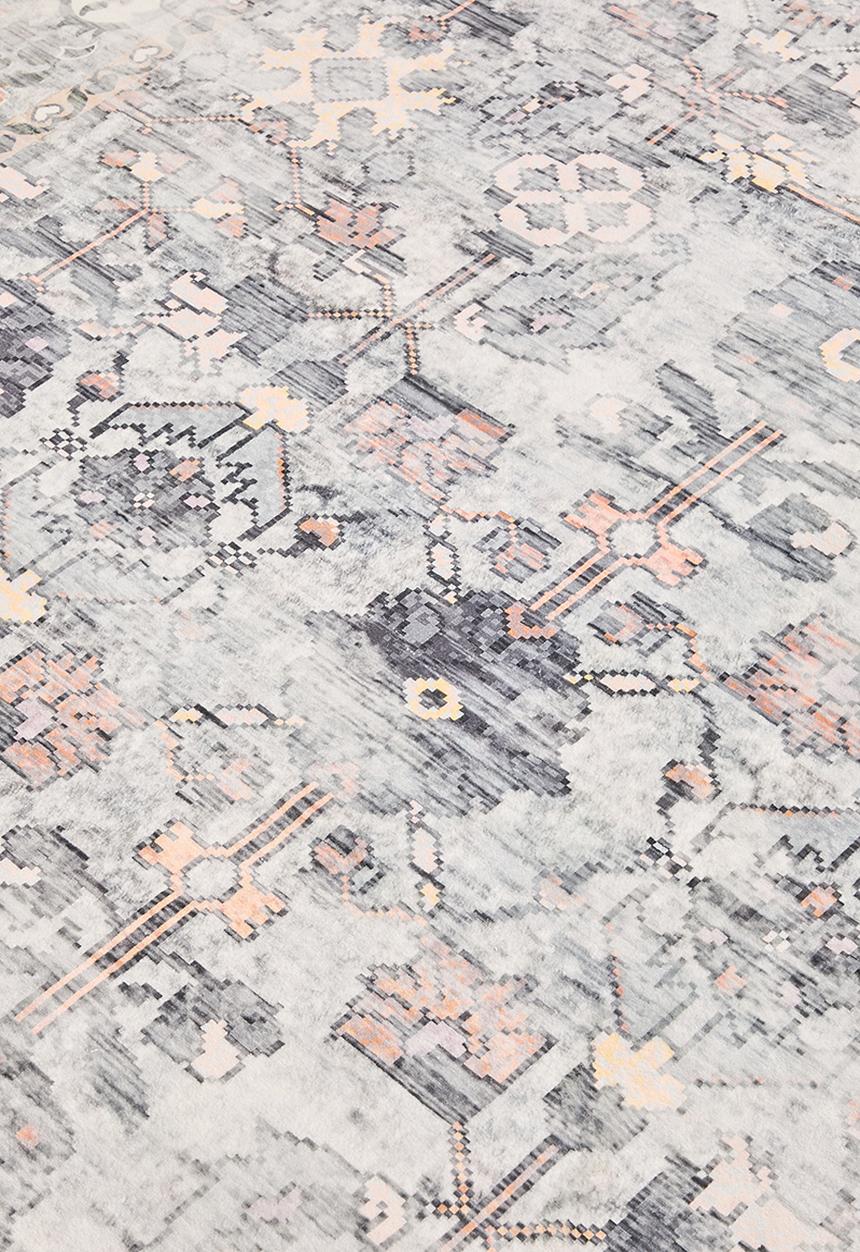 Sixth Floor - Distressed Floral Antique Plush Rug
