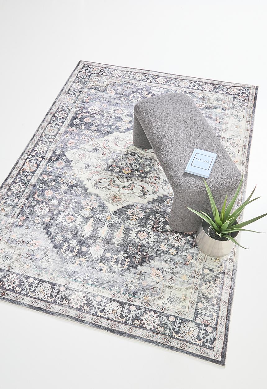 Sixth Floor - Charcoal Antique Plush Rug