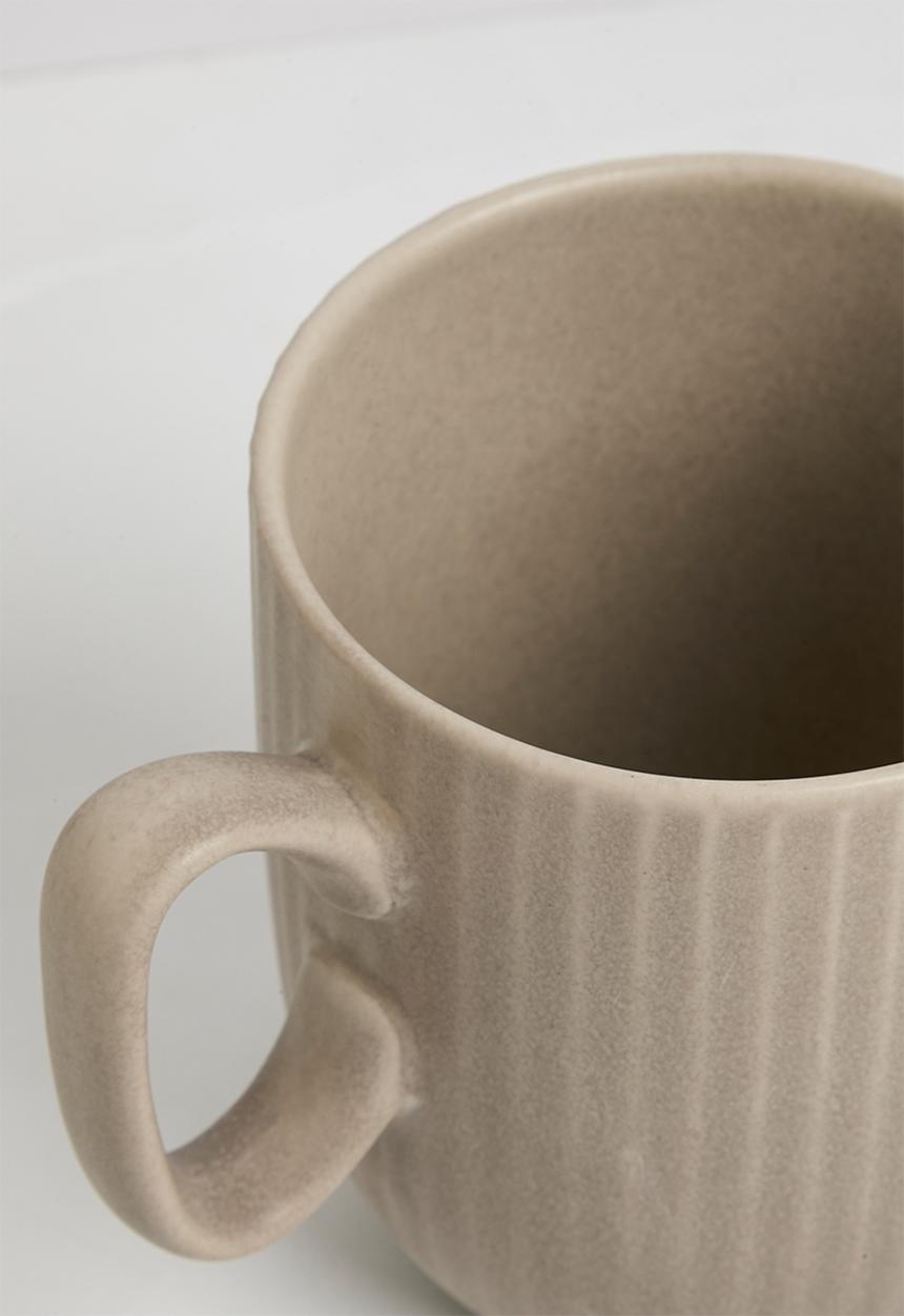 Sixth Floor - Mythosys mug set of 4 - Taupe