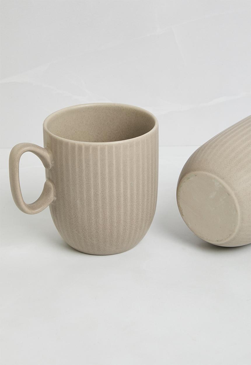 Sixth Floor - Mythosys mug set of 4 - Taupe