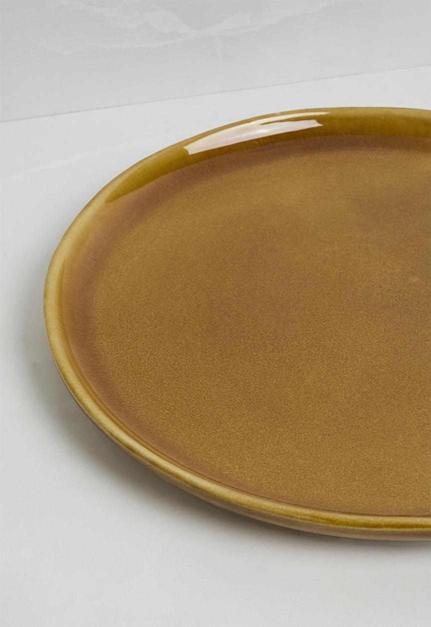 Sixth Floor - Jupiter dinner plate set of 4 - Brown