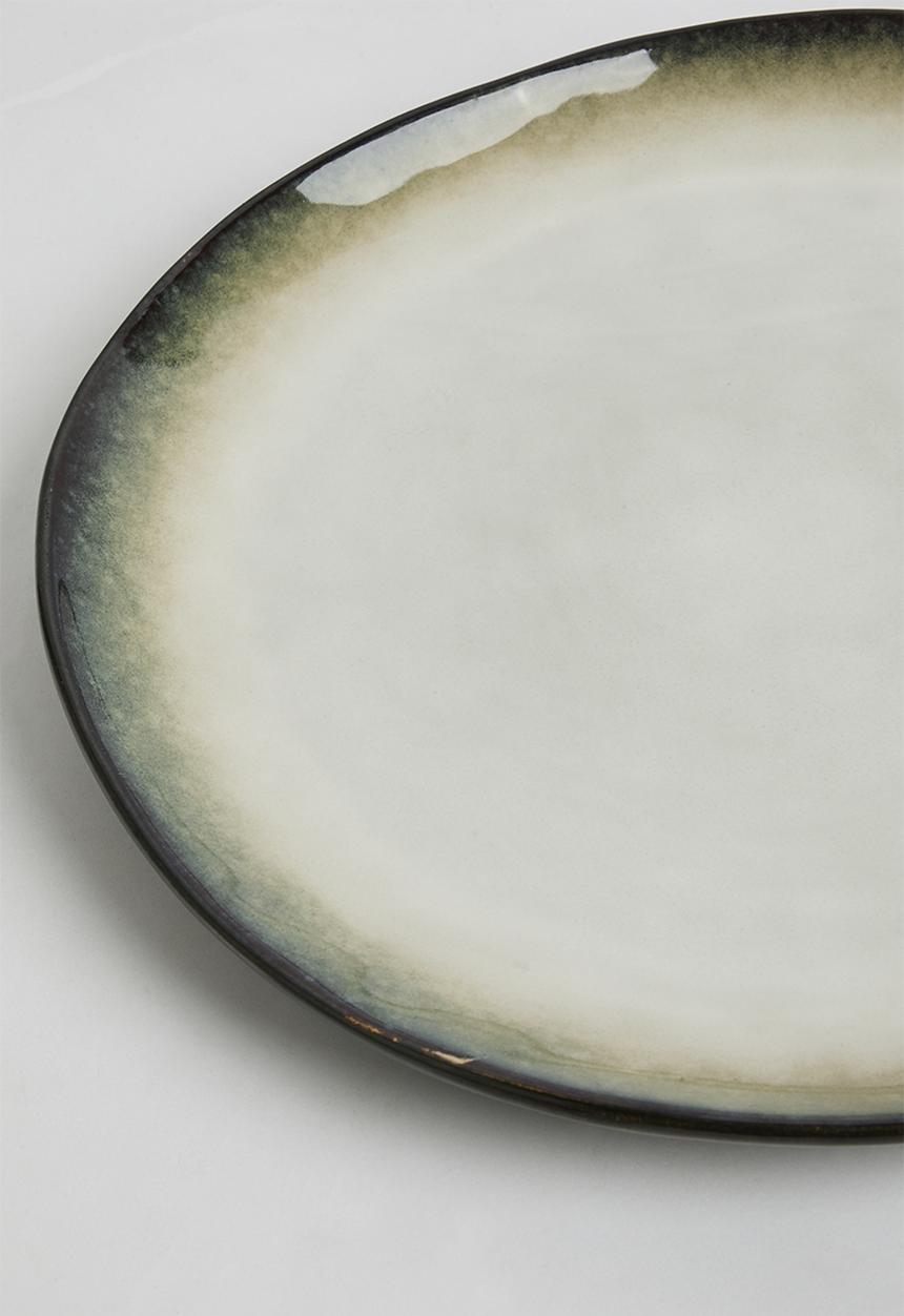Sixth Floor - Moon dinner plate set of 4 - brown