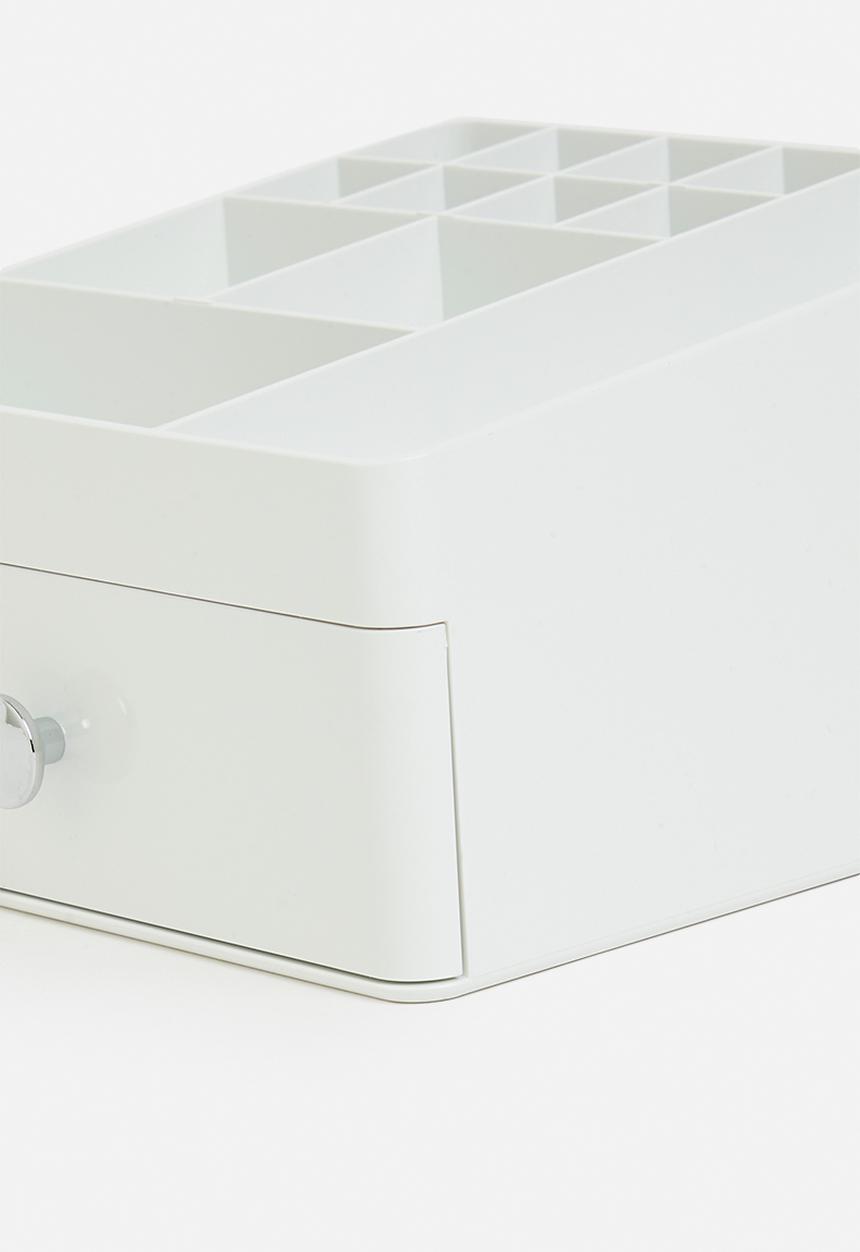Litem - Cosmetics Desk Organiser 1 Layer - White