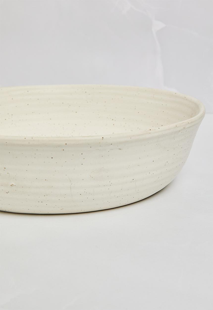 Sixth Floor - Saturn serving bowl - Milk