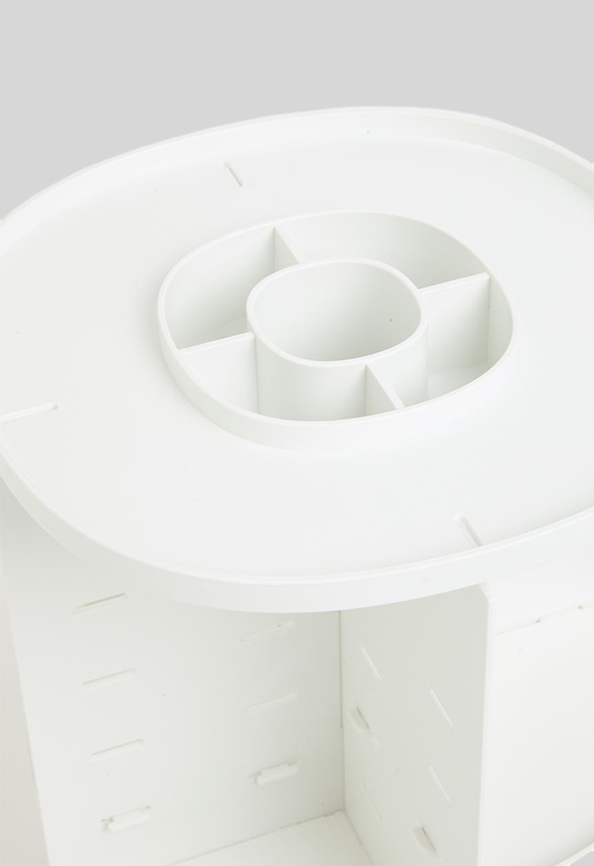 Litem - Rotating Cosmetic Organiser - Ivory