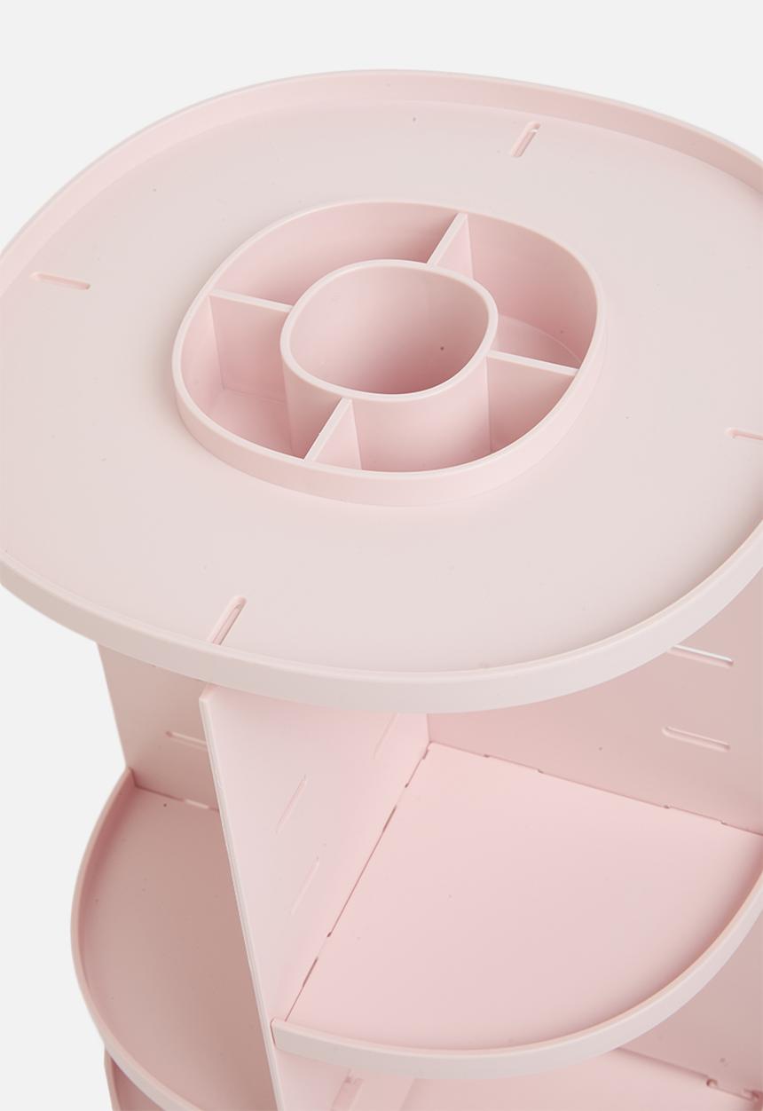 Litem - Rotating Cosmetic Organiser - Baby Pink