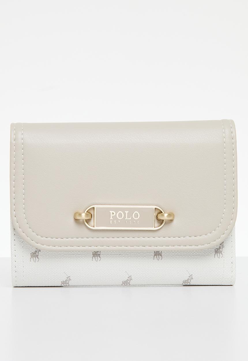 POLO - Porland compact trifold purse - grey