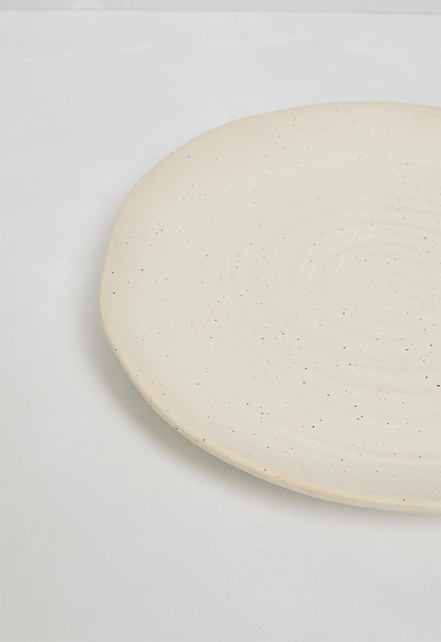 Sixth Floor - Saturn side plate set of 4 - Milk
