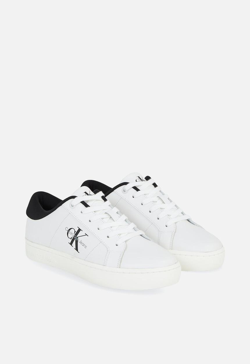 Calvin Klein - Classic Cupsole Low Laceup leather - Black/Bright White