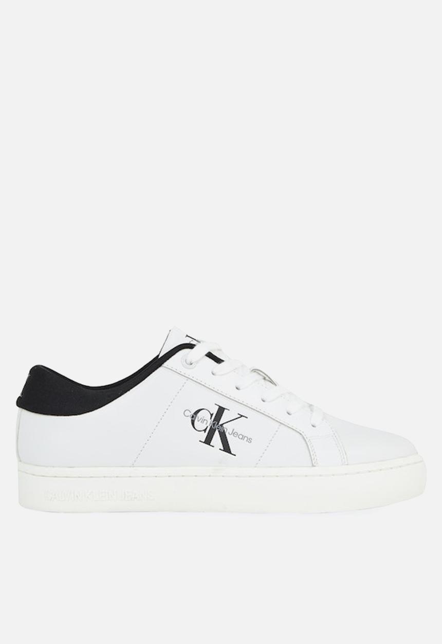 Calvin Klein - Classic Cupsole Low Laceup leather - Black/Bright White