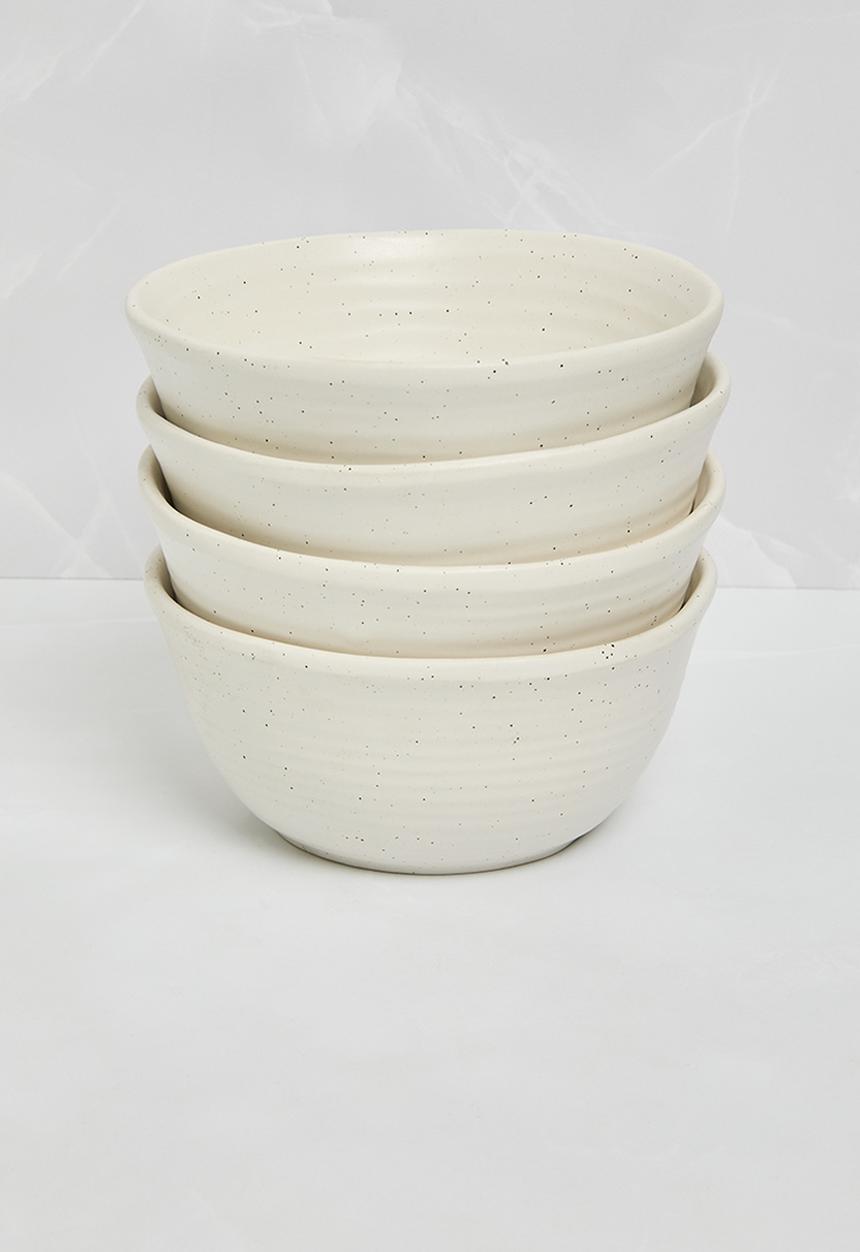Sixth Floor - Saturn bowl set of 4 - Milk