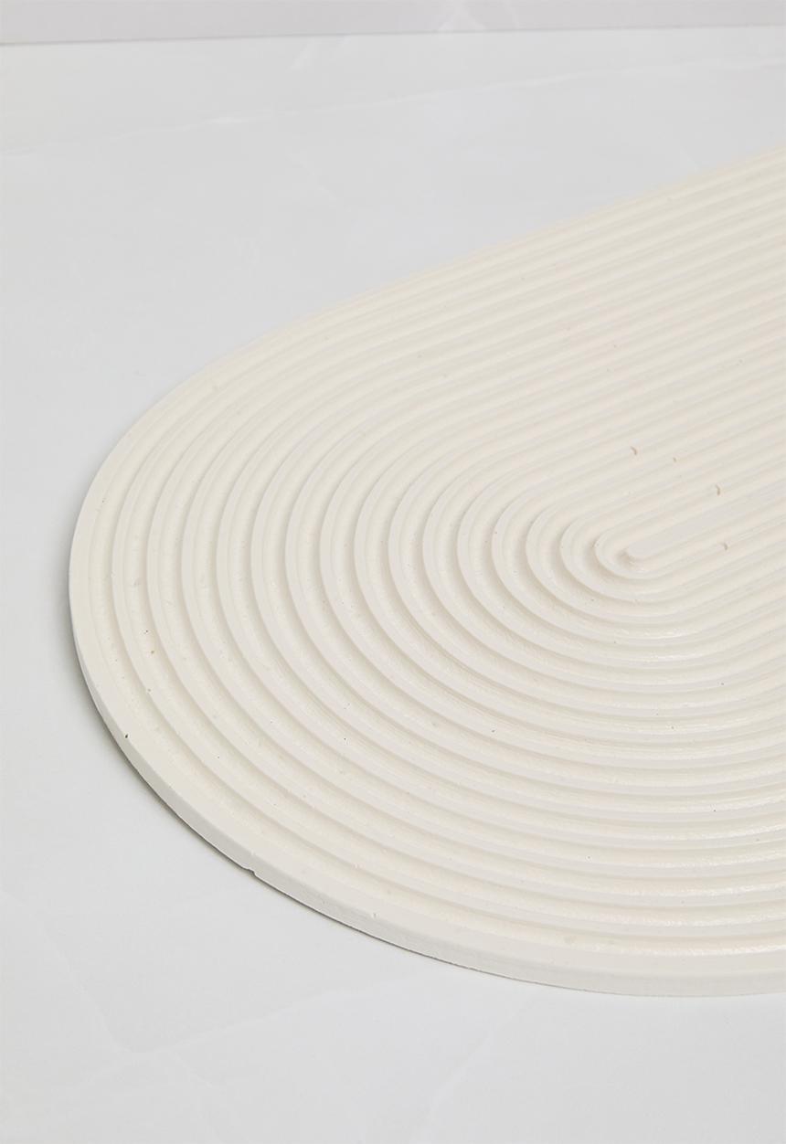 Terrazzo Home - Large Arch Serving Board - White