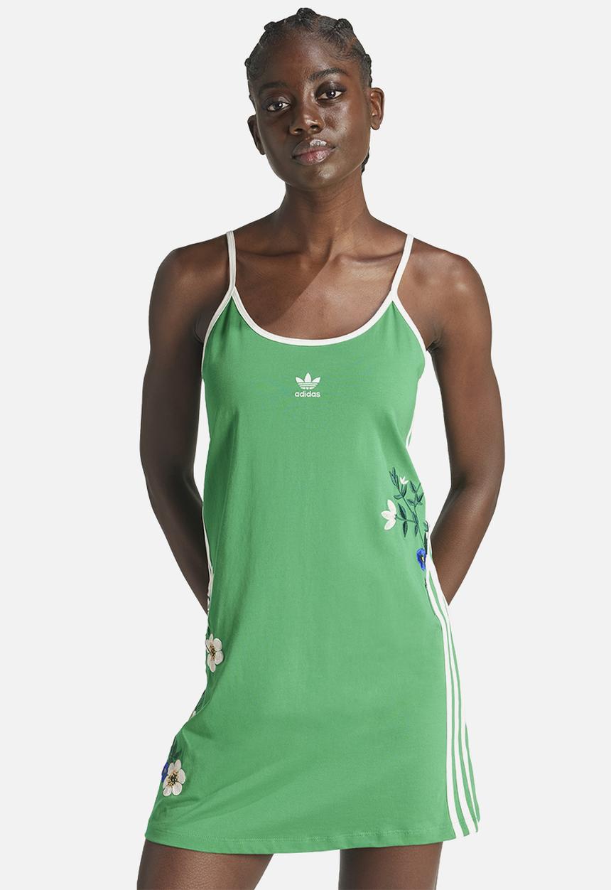adidas Originals - Floral dress - green