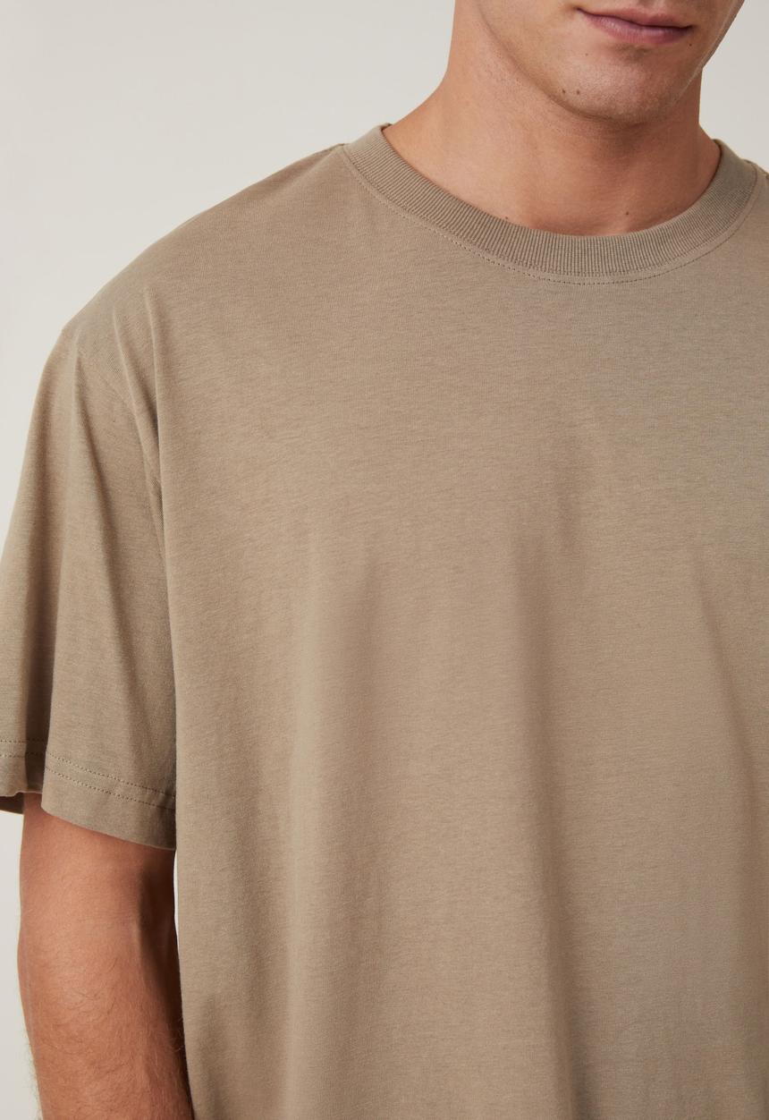 Cotton On - Organic Loose Fit T-shirt - Coffee