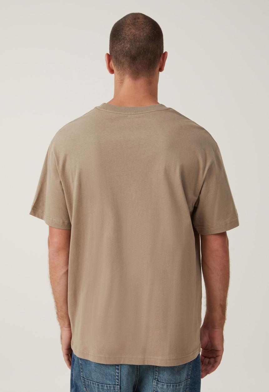 Cotton On - Organic Loose Fit T-shirt - Coffee