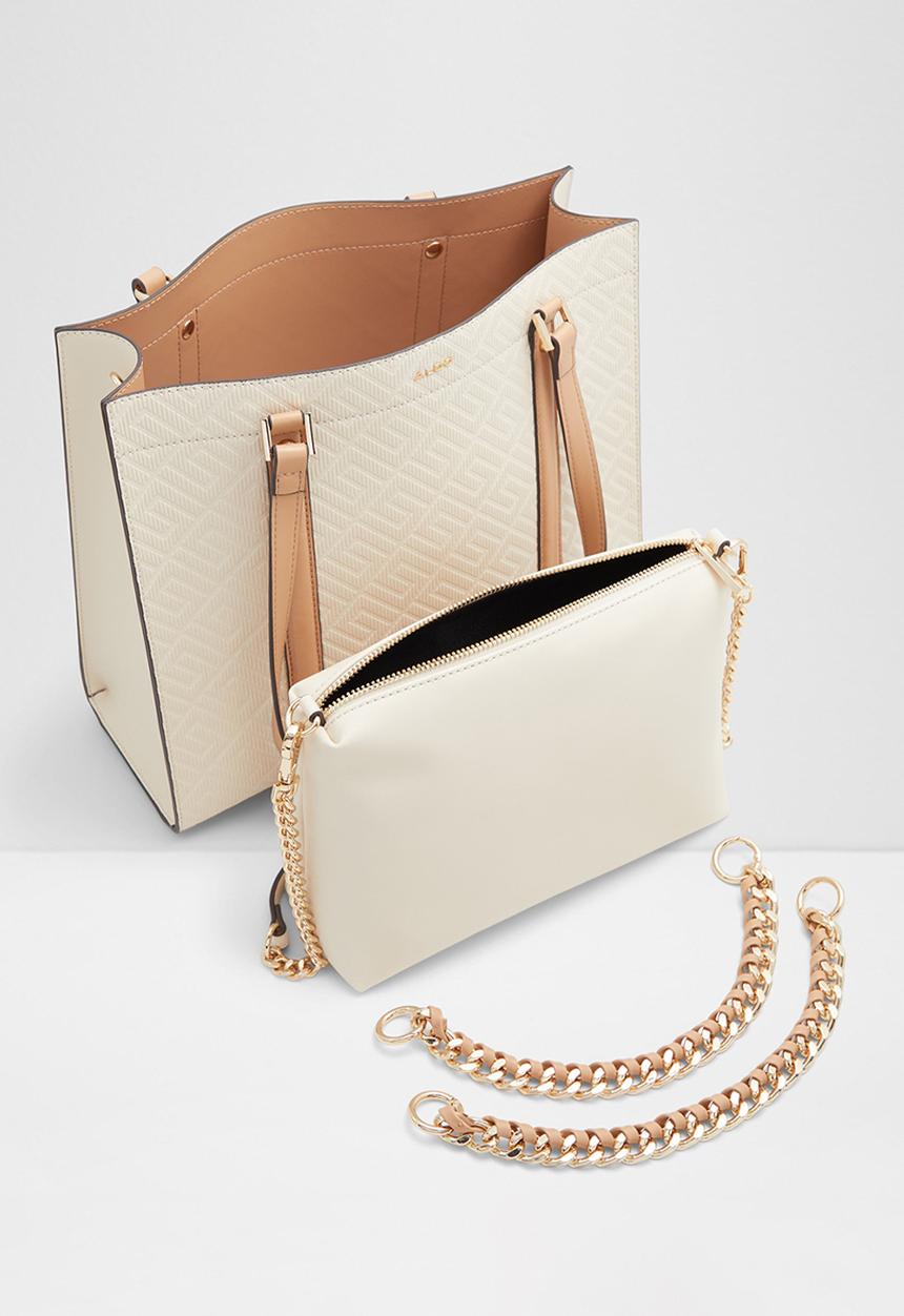 ALDO - Ameli shoulder bag - Bone multi