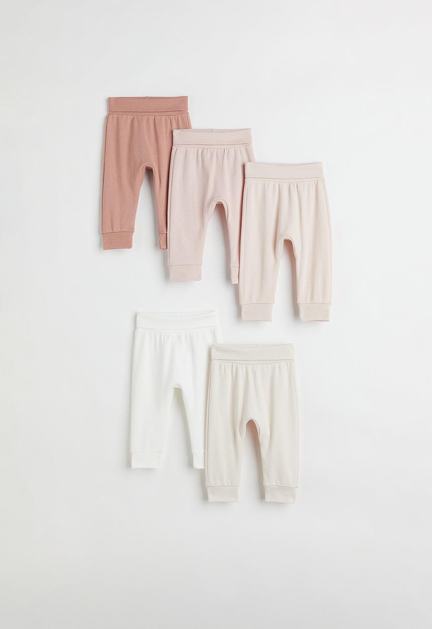 H&M - 5-pack cotton trousers - multi 
