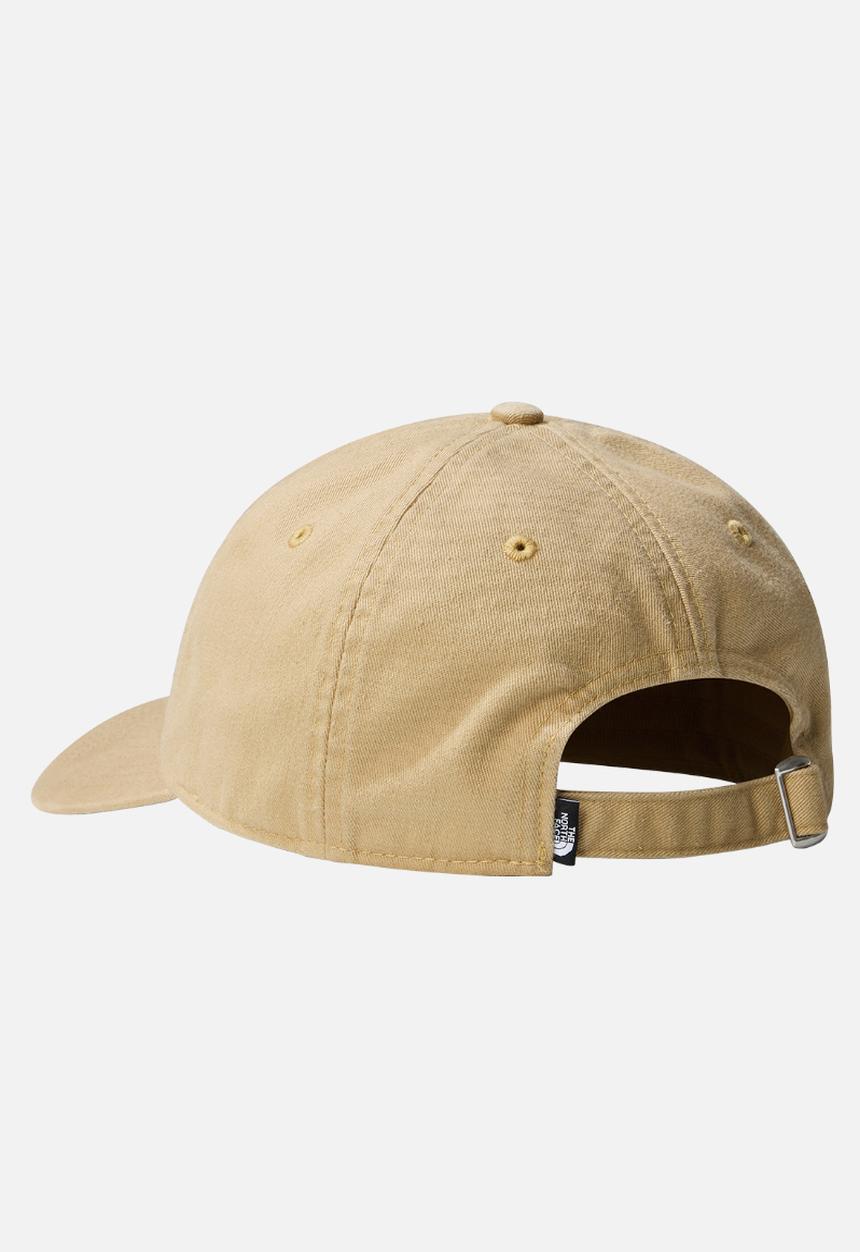 The North Face - Roomy norm hat - washed khaki stone/horizontal logo (1it)