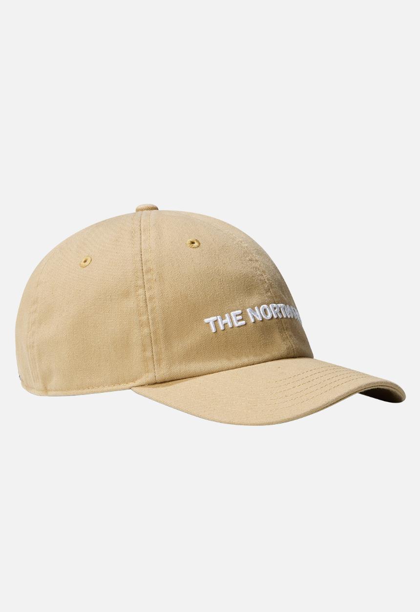 The North Face - Roomy norm hat - washed khaki stone/horizontal logo (1it)