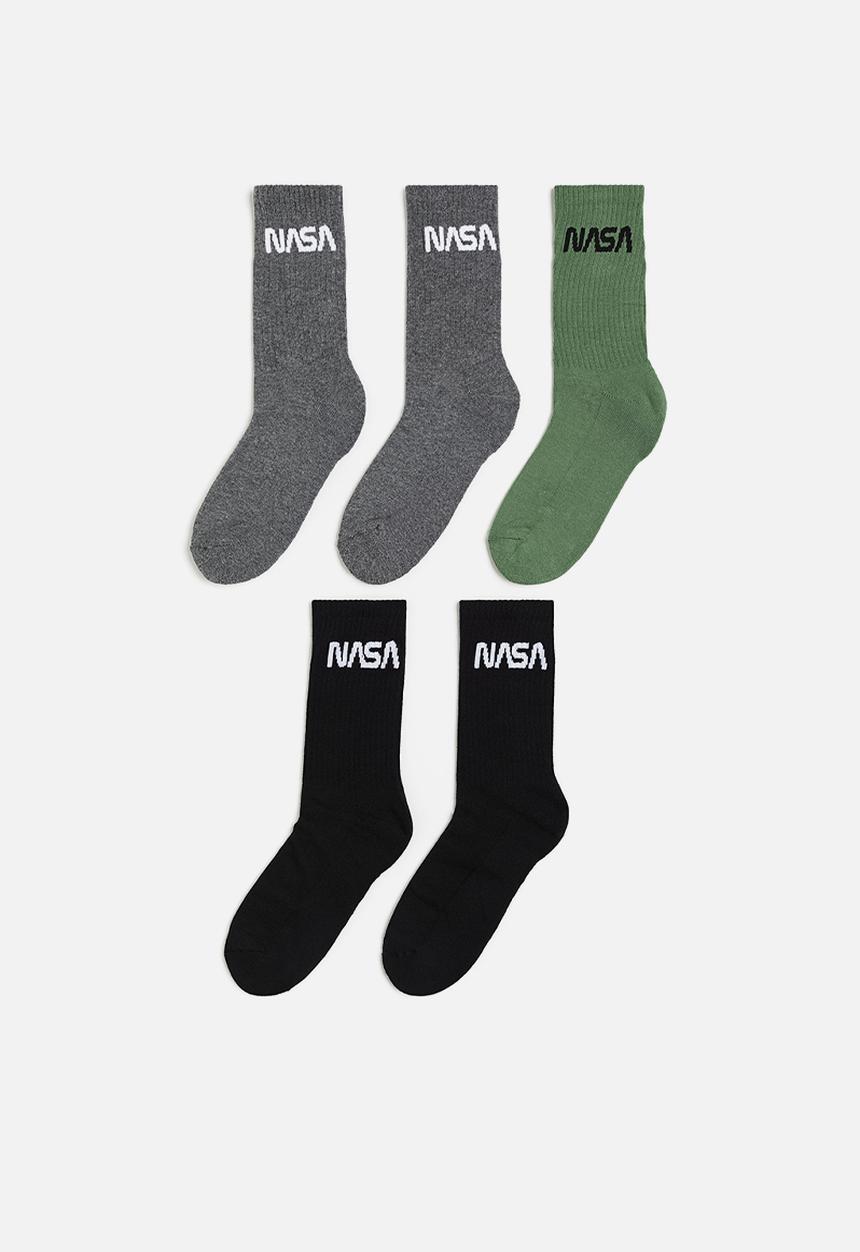 H&M - 5-Pack ribbed socks - multi