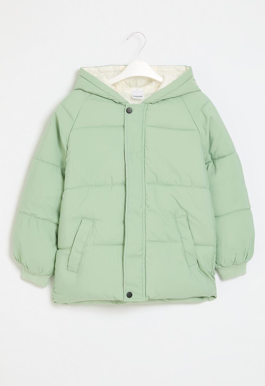 Pop Candy - Hooded puffer jacket - green