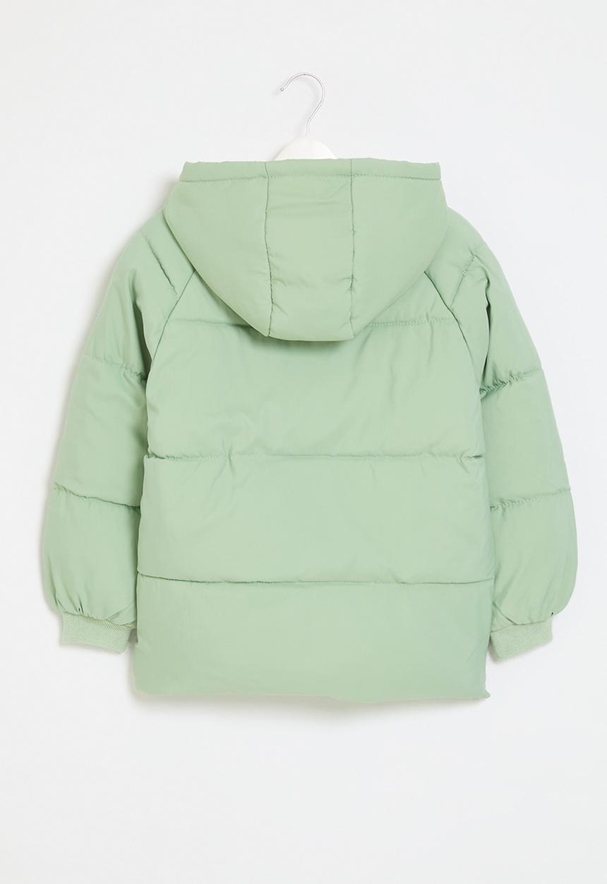 Pop Candy - Hooded puffer jacket - green