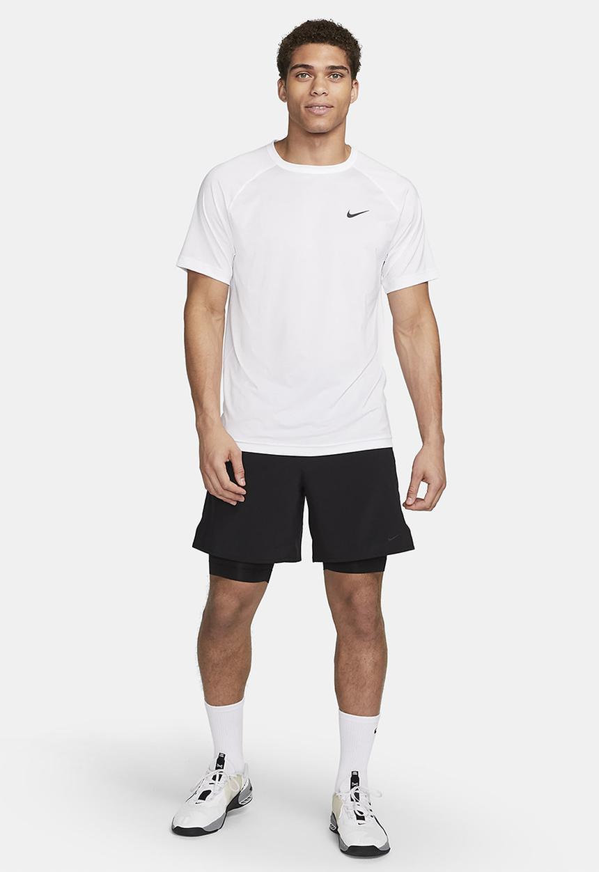 Nike - Dri-FIT ready ss fitness top - white/black