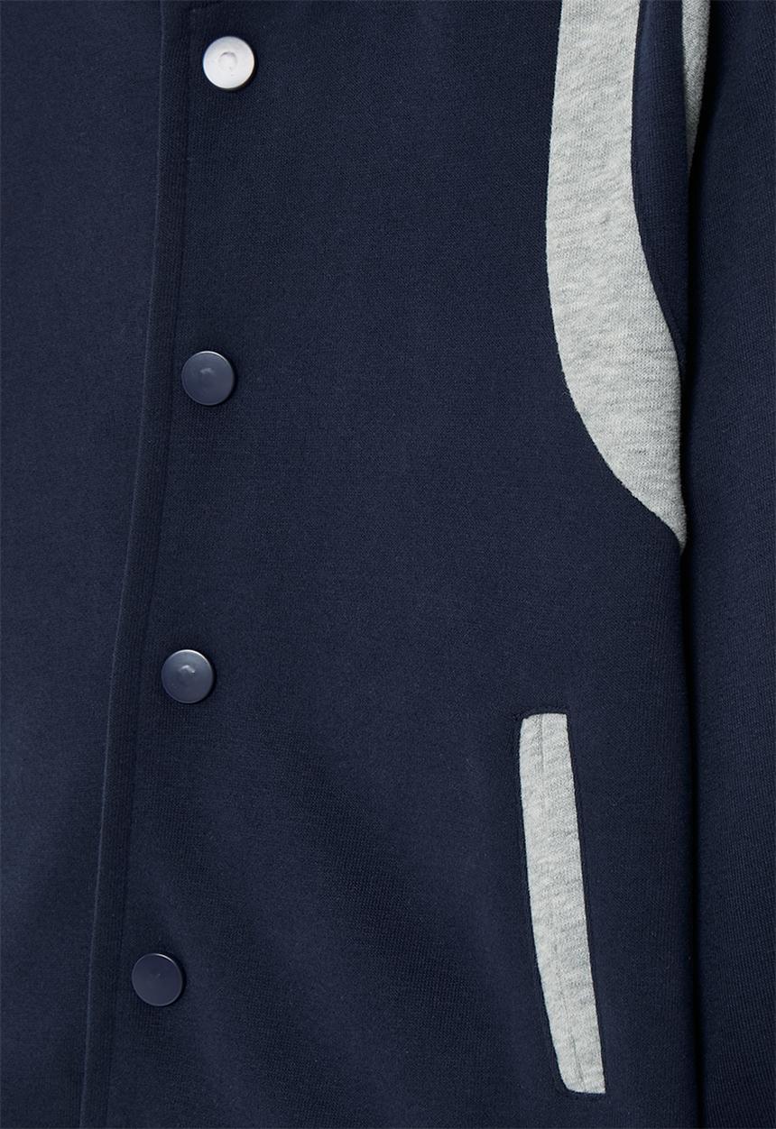 Pop Candy - Baseball jacket - blue & white