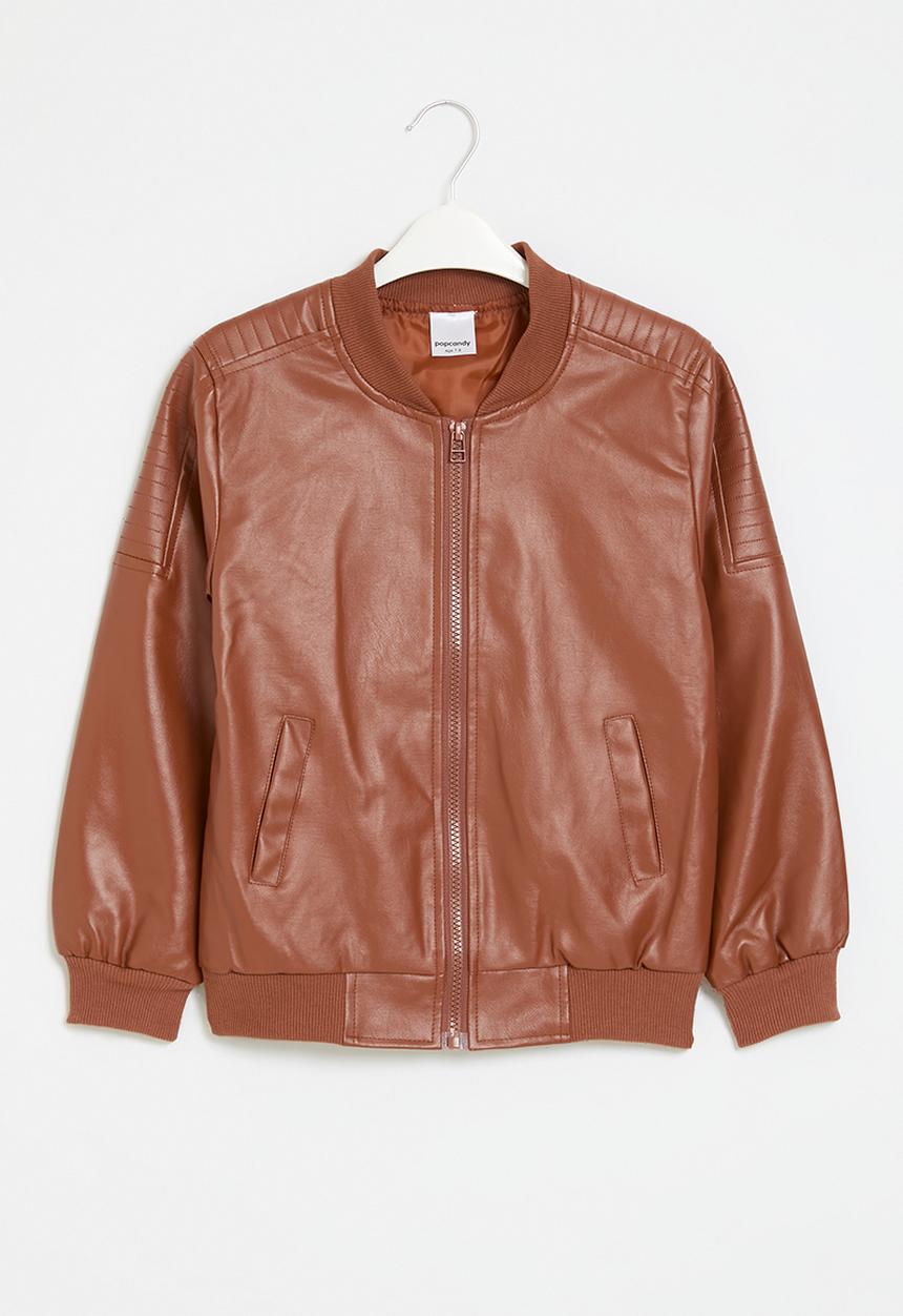 Pop Candy - Bomber jacket-brown