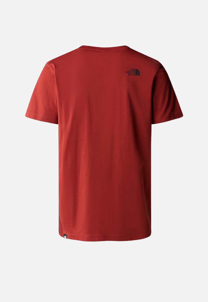 The North Face - M short sleeve simple dome tee - iron red (poj)