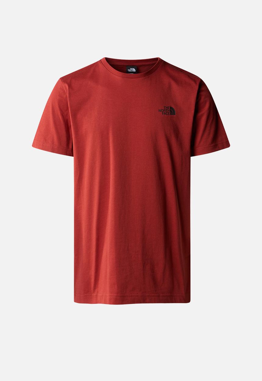 The North Face - M short sleeve simple dome tee - iron red (poj)