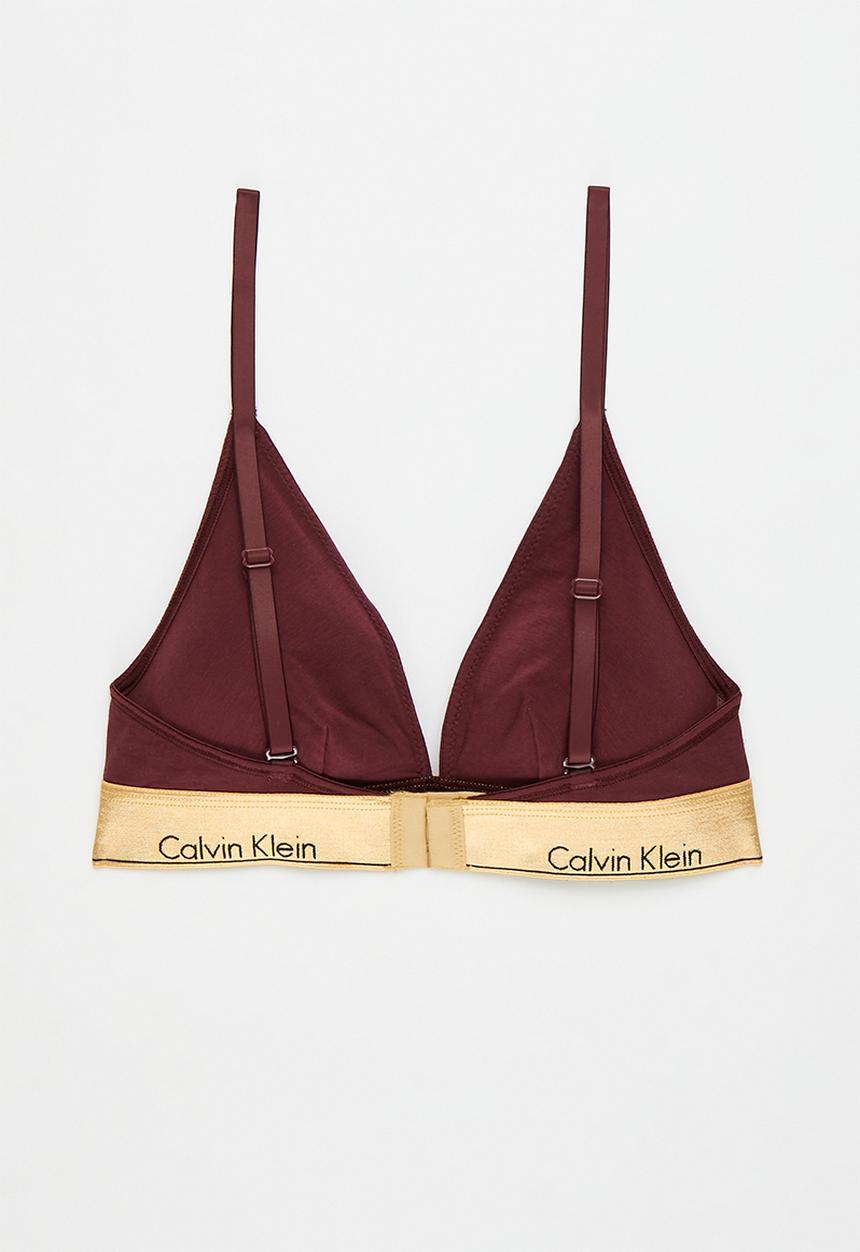 Calvin Klein - Unlined triangle - tawny port